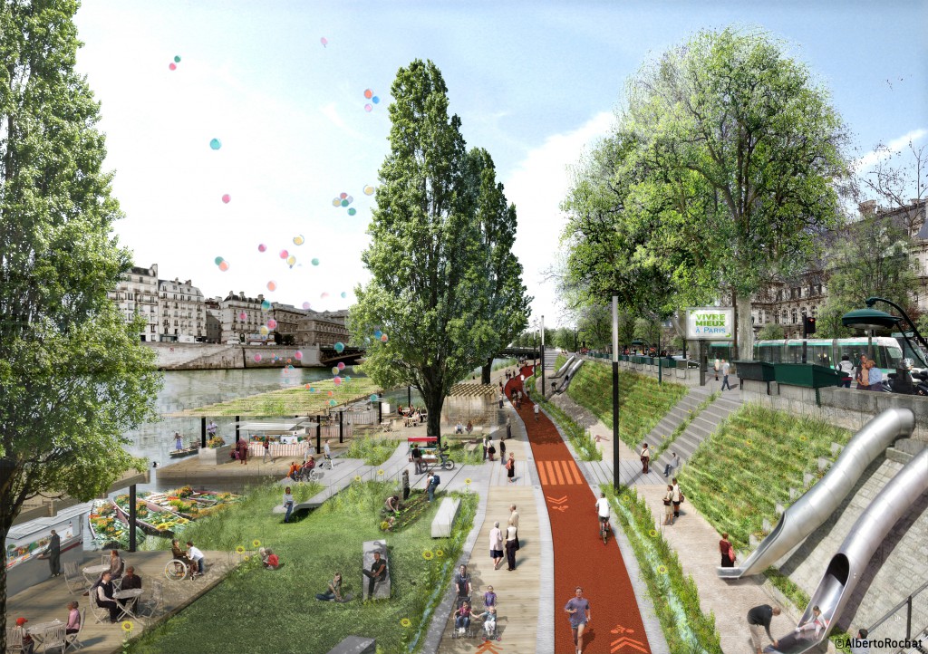 Un parc urbain au coeur de Paris Bernard Jomier